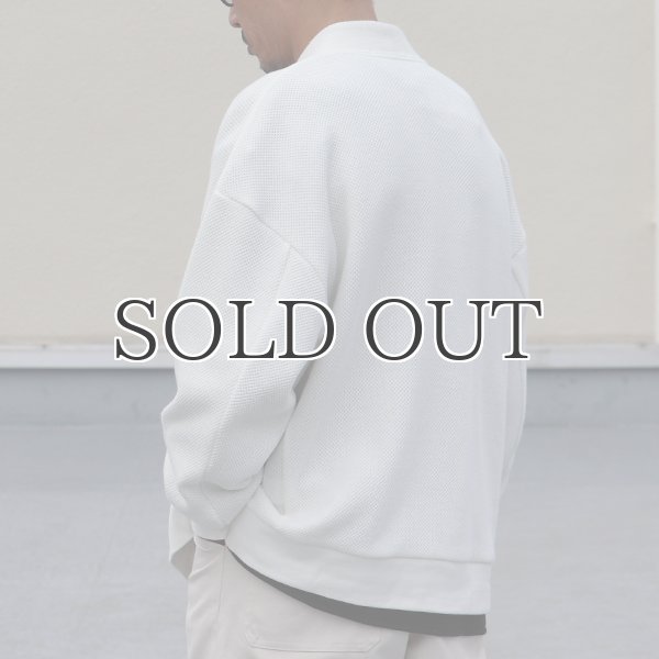 画像8: ローゲージストレッチ カノコダブルフェイス(15オンス)カーディガン【MADE IN JAPAN】『日本製』 / Upscape Audience (8)