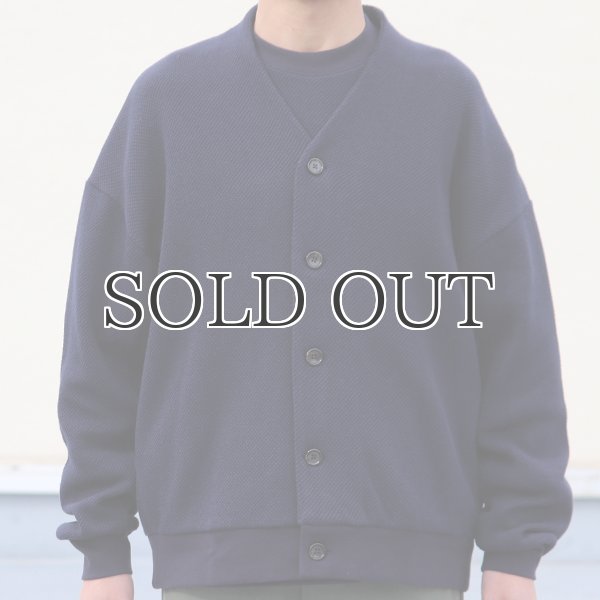 画像19: ローゲージストレッチ カノコダブルフェイス(15オンス)カーディガン【MADE IN JAPAN】『日本製』 / Upscape Audience (19)