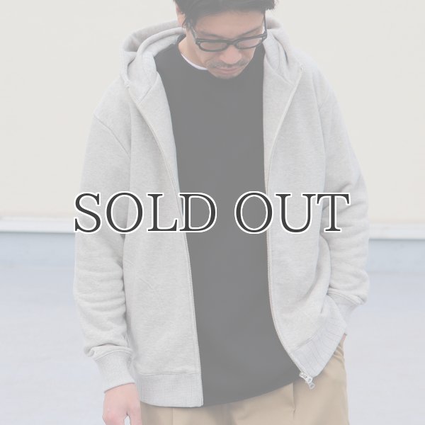 画像3: 30/8 吊り裏毛 スタンド フードZIPパーカー【MADE IN JAPAN】【送料無料】『日本製』 / Upscape Audience (3)