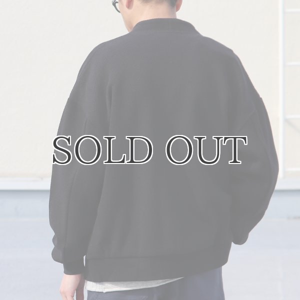 画像12: ローゲージストレッチ カノコダブルフェイス(15オンス)カーディガン【MADE IN JAPAN】『日本製』 / Upscape Audience (12)