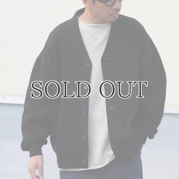 画像11: ローゲージストレッチ カノコダブルフェイス(15オンス)カーディガン【MADE IN JAPAN】『日本製』 / Upscape Audience (11)