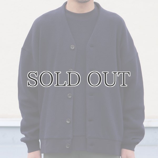 画像18: ローゲージストレッチ カノコダブルフェイス(15オンス)カーディガン【MADE IN JAPAN】『日本製』 / Upscape Audience (18)