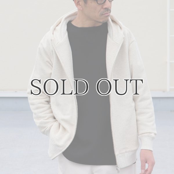 画像7: 30/8 吊り裏毛 スタンド フードZIPパーカー【MADE IN JAPAN】【送料無料】『日本製』 / Upscape Audience (7)