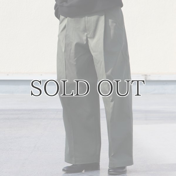 画像10: CAVE カツラギ 1タックワイドパンツ / Audience (10)