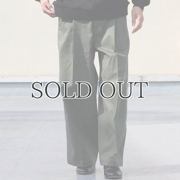 画像11: CAVE カツラギ 1タックワイドパンツ / Audience (11)