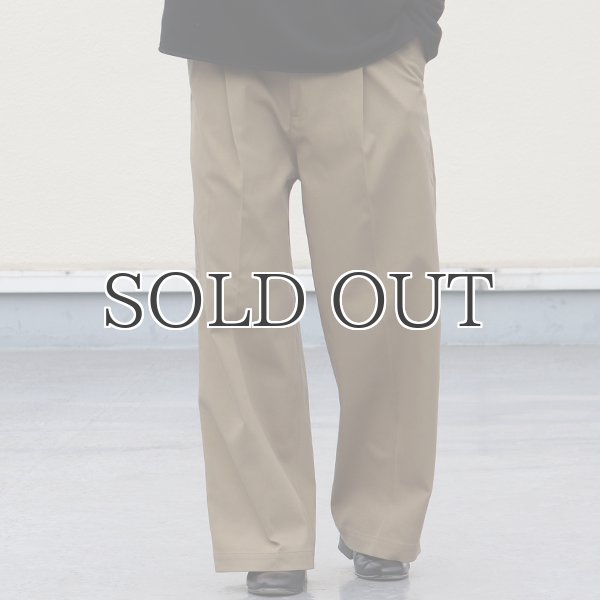 画像4: CAVE カツラギ 1タックワイドパンツ / Audience (4)