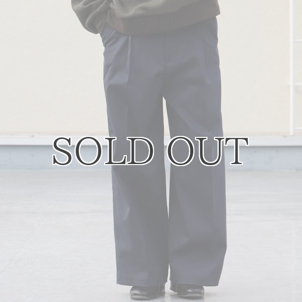 画像4: CAVE カツラギ 1タックワイドパンツ / Audience (4)