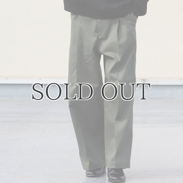 画像4: CAVE カツラギ 1タックワイドパンツ / Audience (4)
