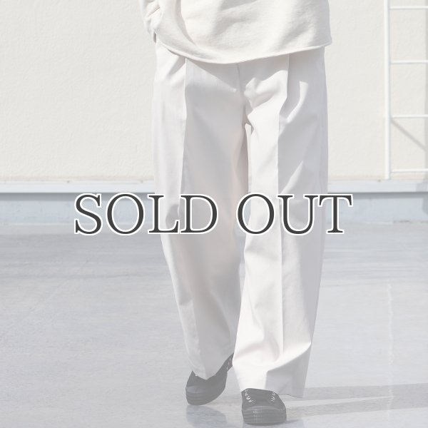 画像4: CAVE カツラギ 1タックワイドパンツ / Audience (4)