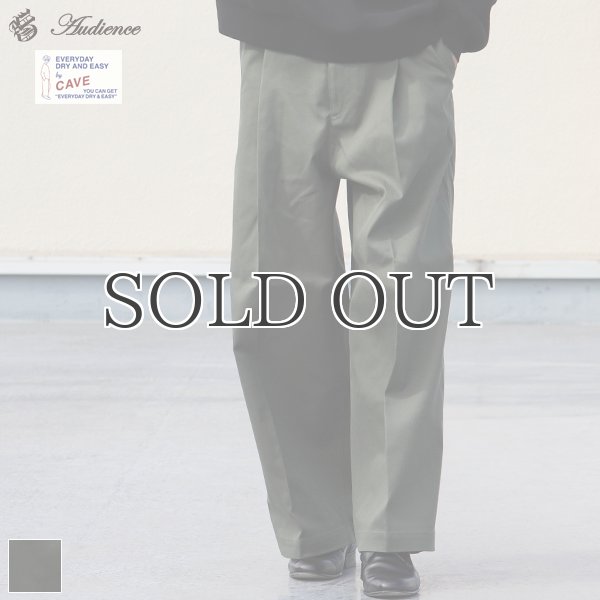 画像1: CAVE カツラギ 1タックワイドパンツ / Audience (1)