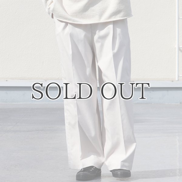 画像3: CAVE カツラギ 1タックワイドパンツ / Audience (3)