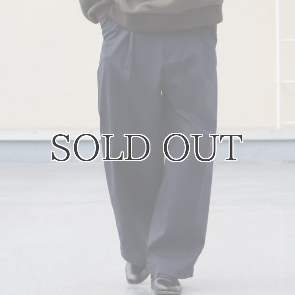 画像3: CAVE カツラギ 1タックワイドパンツ / Audience (3)