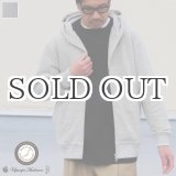画像: 30/8 吊り裏毛 スタンド フードZIPパーカー【MADE IN JAPAN】【送料無料】『日本製』 / Upscape Audience
