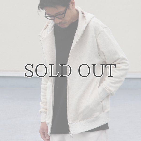 画像4: 30/8 吊り裏毛 スタンド フードZIPパーカー【MADE IN JAPAN】【送料無料】『日本製』 / Upscape Audience (4)