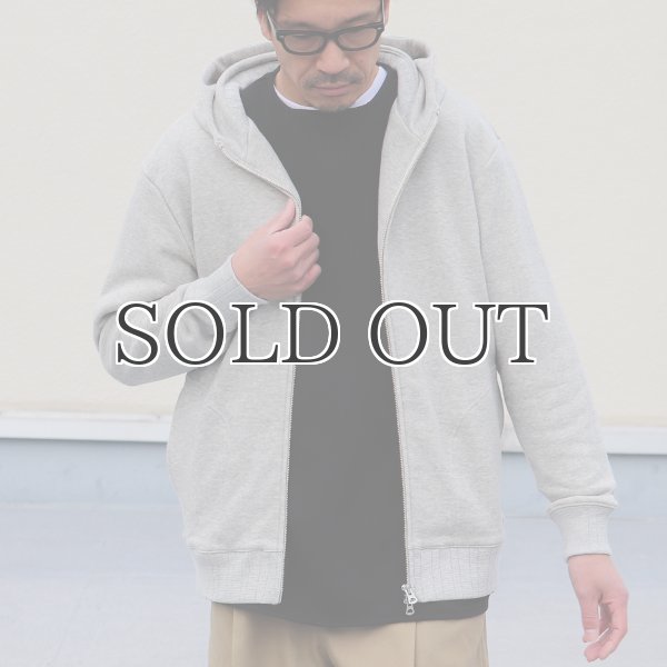 画像7: 30/8 吊り裏毛 スタンド フードZIPパーカー【MADE IN JAPAN】【送料無料】『日本製』 / Upscape Audience (7)