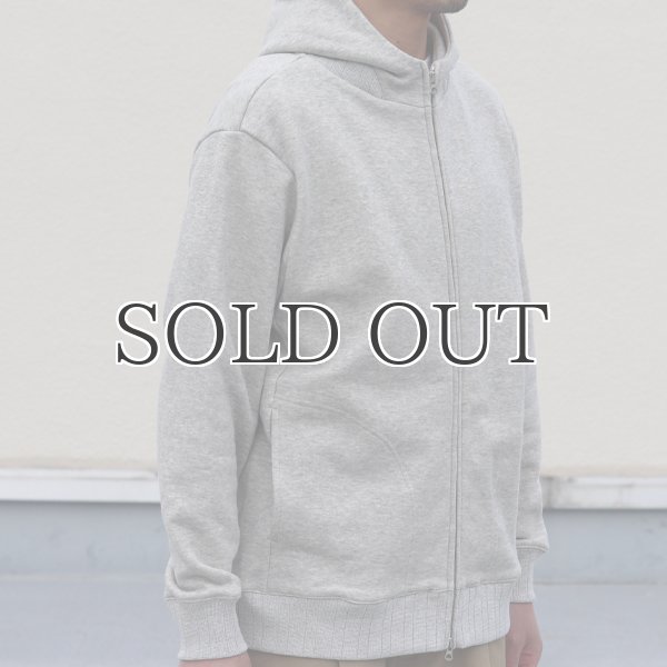 画像12: 30/8 吊り裏毛 スタンド フードZIPパーカー【MADE IN JAPAN】【送料無料】『日本製』 / Upscape Audience (12)