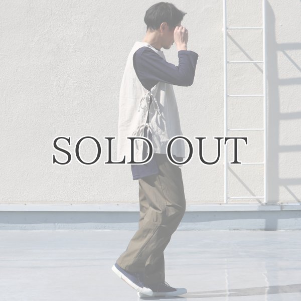 画像17: 綿麻ビンテージソフトキャンバス キーネック メディカルベスト『MADE IN JAPAN』『日本製』Upscape Audience (17)