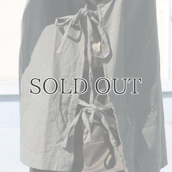 画像20: 綿麻ビンテージソフトキャンバス キーネック メディカルベスト『MADE IN JAPAN』『日本製』Upscape Audience (20)