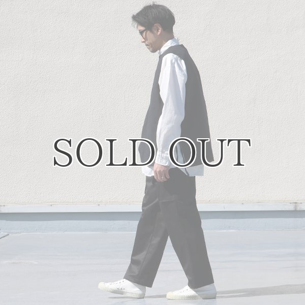 画像13: 綿麻ビンテージソフトキャンバス キーネック メディカルベスト『MADE IN JAPAN』『日本製』Upscape Audience (13)