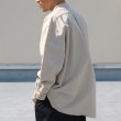 画像5: 綿麻ビンテージソフトキャンバス コックオーバー ボクシーシャツ【MADE IN JAPAN】『日本製』/ Upscape Audience (5)