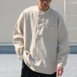 画像4: 綿麻ビンテージソフトキャンバス コックオーバー ボクシーシャツ【MADE IN JAPAN】『日本製』/ Upscape Audience (4)
