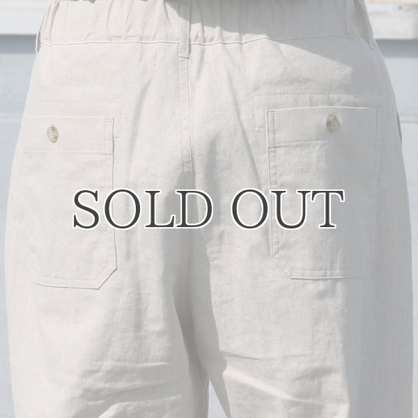 画像19: 綿麻ビンテージソフトキャンバス ベイカー ワイドイージーパンツ【MADE IN JAPAN】『日本製』【送料無料】 / Upscape Audience (19)