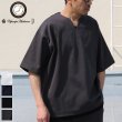 画像1: ヘビーウェイト プレーティング天竺（11オンス）キーネック ハーフスリーブ Tシャツ【MADE IN JAPAN】『日本製』/ Upscape Audience (1)