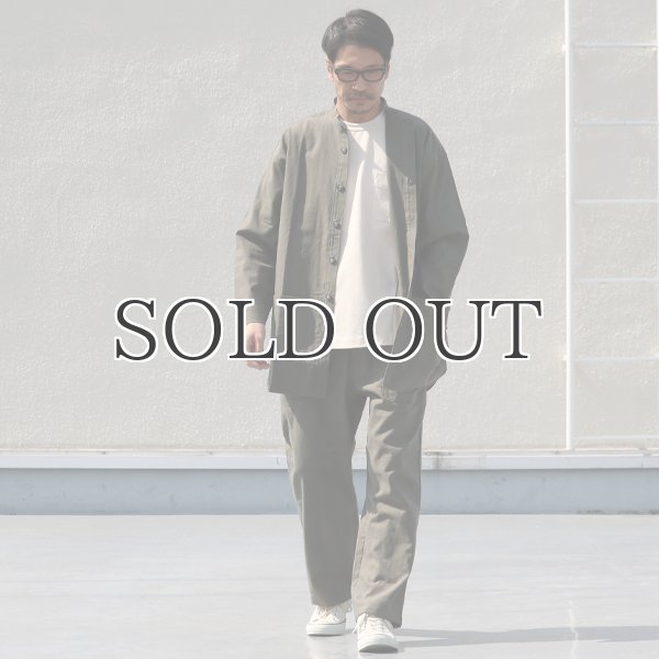 画像13: 綿麻ビンテージソフトキャンバス ベイカー ワイドイージーパンツ【MADE IN JAPAN】『日本製』【送料無料】 / Upscape Audience (13)