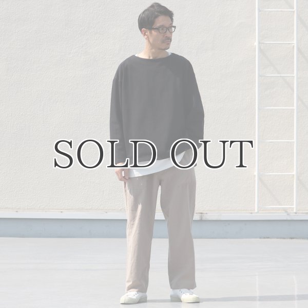 画像9: 綿麻ビンテージソフトキャンバス ベイカー ワイドイージーパンツ【MADE IN JAPAN】『日本製』【送料無料】 / Upscape Audience (9)