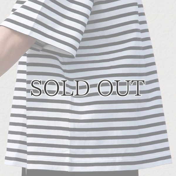 画像19: VORTEX 8オンス(MVS天竺)ロシアンボーダー ボートネック ハーフスリーブ Tシャツ【MADE IN JAPAN】『日本製』/ Upscape Audience (19)