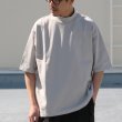 画像8: VORTEX 8オンス（MVS天竺）モックネック バルーン ハーフスリーブ Tシャツ【MADE IN JAPAN】『日本製』/ Upscape Audience (8)
