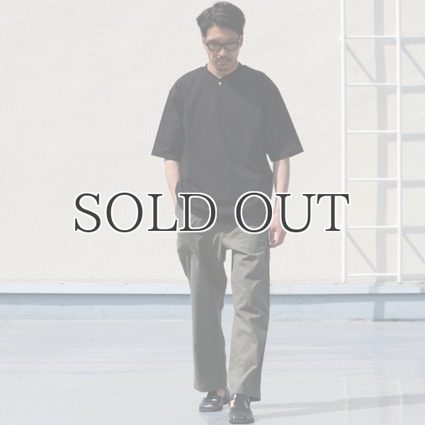 画像13: VORTEX8オンス（MVS天竺）コンチョボタンヘンリー ハーフスリーブ テーパードTシャツ【MADE IN JAPAN】『日本製』/ Upscape Audience (13)