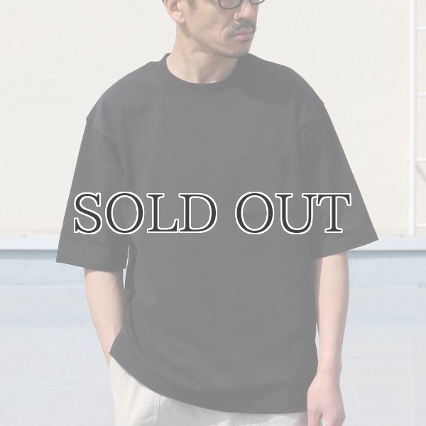 画像2: VORTEX8オンス(MVS天竺)グラスポケ付き クルーネック ハーフスリーブ テーパードTシャツ【MADE IN JAPAN】『日本製』/ Upscape Audience (2)