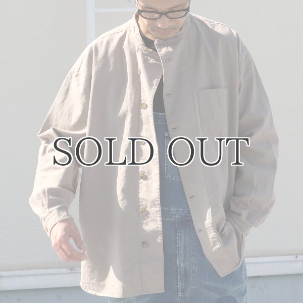 画像4: 綿麻ビンテージソフトキャンバス ボクシーシェフコート【MADE IN JAPAN】『日本製』【送料無料】/ Upscape Audience (4)