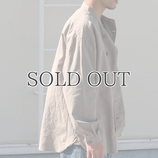 画像9: 綿麻ビンテージソフトキャンバス ボクシーシェフコート【MADE IN JAPAN】『日本製』【送料無料】/ Upscape Audience (9)