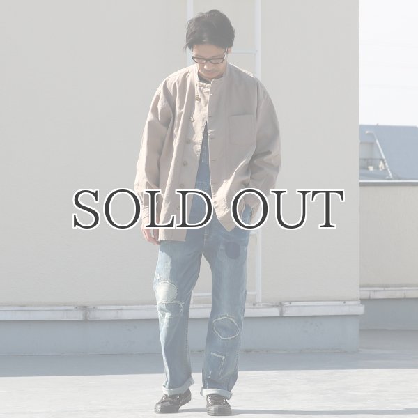 画像7: 綿麻ビンテージソフトキャンバス ボクシーシェフコート【MADE IN JAPAN】『日本製』【送料無料】/ Upscape Audience (7)