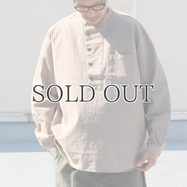 画像9: 綿麻ビンテージソフトキャンバス コックオーバー ボクシーシャツ【MADE IN JAPAN】『日本製』/ Upscape Audience (9)