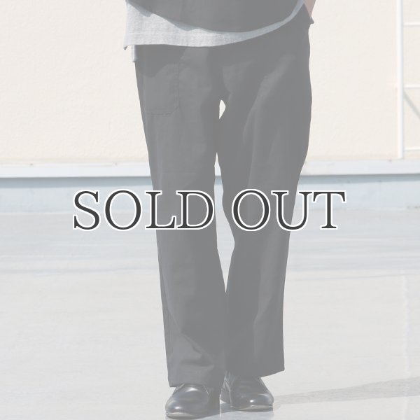 画像3: 綿麻ビンテージソフトキャンバス ベイカー ワイドイージーパンツ【MADE IN JAPAN】『日本製』【送料無料】 / Upscape Audience (3)