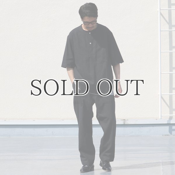 画像7: 綿麻ビンテージソフトキャンバス ベイカー ワイドイージーパンツ【MADE IN JAPAN】『日本製』【送料無料】 / Upscape Audience (7)