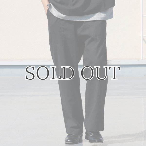 画像4: 綿麻ビンテージソフトキャンバス ベイカー ワイドイージーパンツ【MADE IN JAPAN】『日本製』【送料無料】 / Upscape Audience (4)