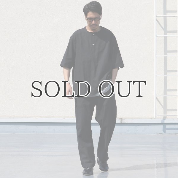 画像8: 綿麻ビンテージソフトキャンバス ベイカー ワイドイージーパンツ【MADE IN JAPAN】『日本製』【送料無料】 / Upscape Audience (8)