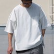 画像3: VORTEX 8オンス（MVS天竺）サイドスリット ハーフスリーブ ボクシーTee【MADE IN JAPAN】『日本製』/ Upscape Audience (3)