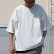 画像2: VORTEX 8オンス（MVS天竺）サイドスリット ハーフスリーブ ボクシーTee【MADE IN JAPAN】『日本製』/ Upscape Audience (2)