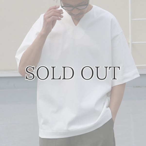 画像4: ヘビーウェイト プレーティング天竺(11オンス)キーネック ハーフスリーブ Tシャツ【MADE IN JAPAN】『日本製』/ Upscape Audience (4)