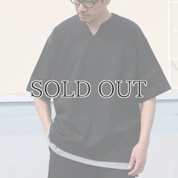 画像4: ヘビーウェイト プレーティング天竺(11オンス)キーネック ハーフスリーブ Tシャツ【MADE IN JAPAN】『日本製』/ Upscape Audience (4)