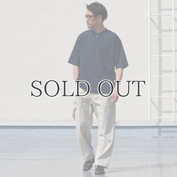 画像7: VORTEX8オンス(MVS天竺)コンチョボタンヘンリー ハーフスリーブ テーパードTシャツ【MADE IN JAPAN】『日本製』/ Upscape Audience (7)