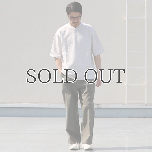 画像7: VORTEX8オンス(MVS天竺)コンチョボタンヘンリー ハーフスリーブ テーパードTシャツ【MADE IN JAPAN】『日本製』/ Upscape Audience (7)