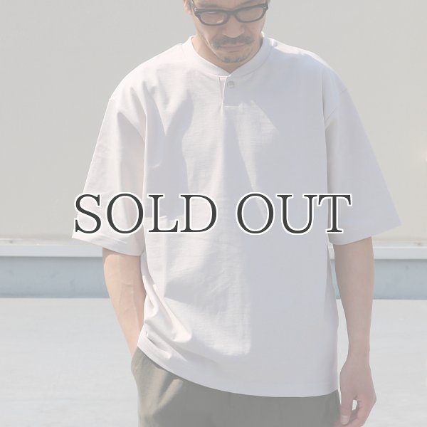 画像4: VORTEX8オンス(MVS天竺)コンチョボタンヘンリー ハーフスリーブ テーパードTシャツ【MADE IN JAPAN】『日本製』/ Upscape Audience (4)