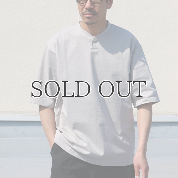 画像4: VORTEX8オンス(MVS天竺)コンチョボタンヘンリー ハーフスリーブ テーパードTシャツ【MADE IN JAPAN】『日本製』/ Upscape Audience (4)