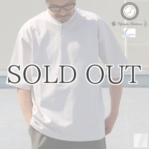 画像: VORTEX8オンス（MVS天竺）コンチョボタンヘンリー ハーフスリーブ テーパードTシャツ【MADE IN JAPAN】『日本製』/ Upscape Audience